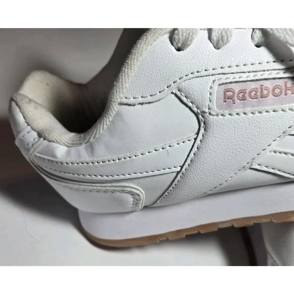 Reebok Royal Glide LX White Pink GALAXY3 Sneakers Womens Size 8 1222R30115W